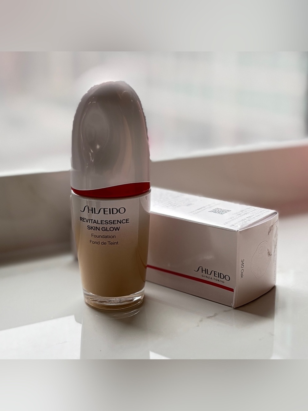 Shiseido Revitalessence Skin Glow Foundation 340 Oak